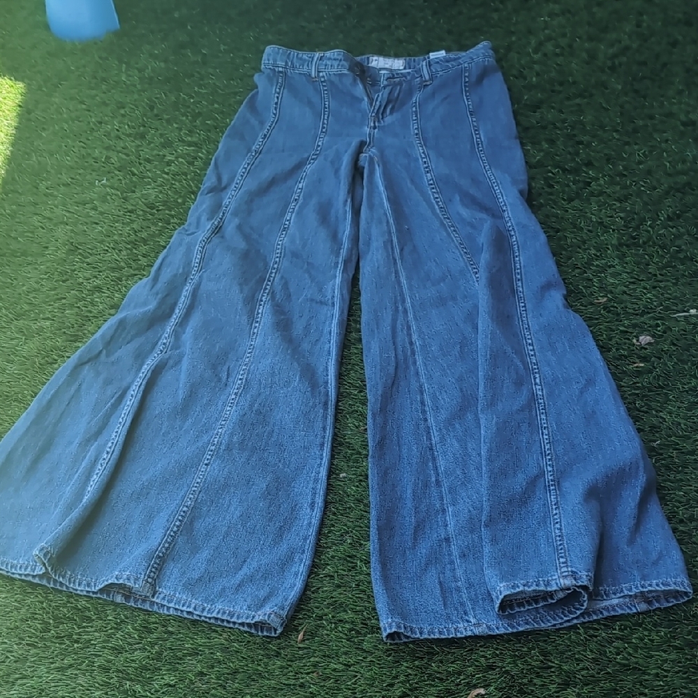 Free People Extreme Flare Wide-Leg Jeans
